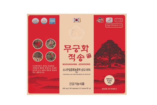 Government MUGUNGHWA Jeoksong premium red pine essential oil - 180 tablets