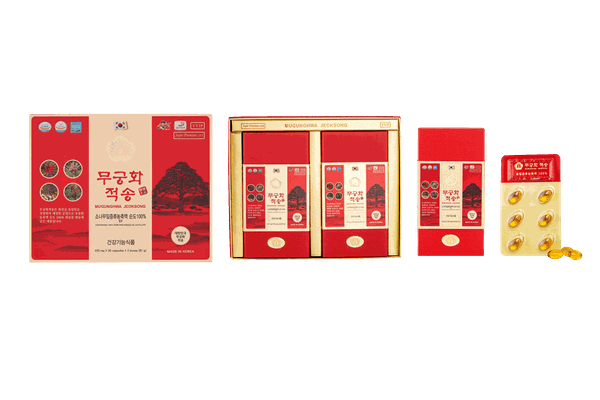 Government MUGUNGHWA Jeoksong premium red pine essential oil - 180 tablets