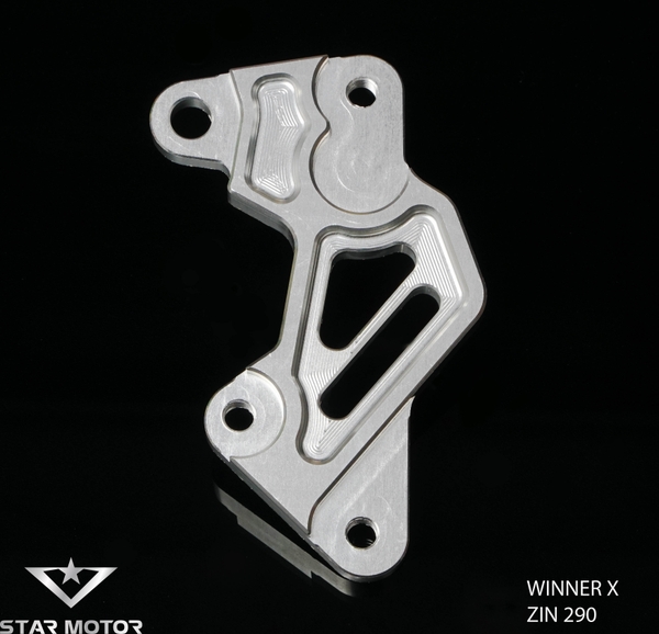 Tai pát trước xe Winner V1,V2,V3 gắn heo 2 Piston, đĩa 220-290mm nhôm CNC