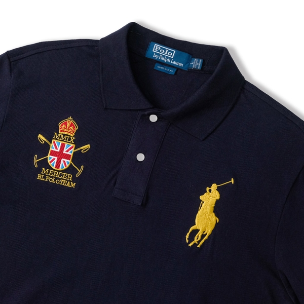 Áo Ralph Lauren Navy Long Sleeve Polo Shirt | thesunshine