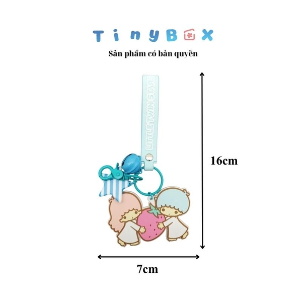 Móc khóa cao su Little Twin Star