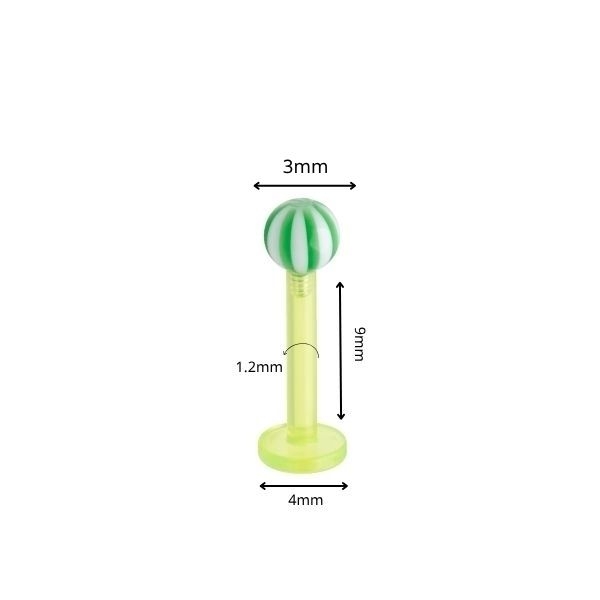 Khuyên thẳng cơ bản Green #1