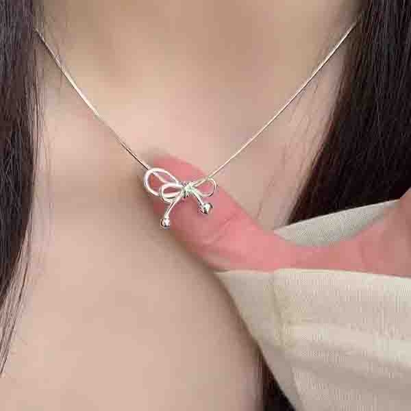 Hợp kim / dây chuyền nơ nhẹ nhàng