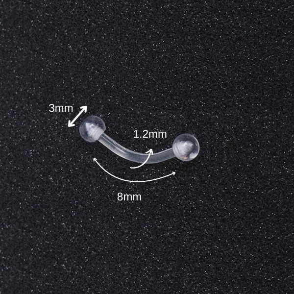 Khuyên nhựa đa năng giấu lỗ - 2 size
