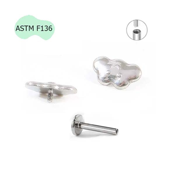 Bông tai / Titanium Cloud - 1.2*8mm