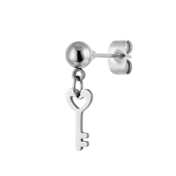 Khuyên tai móc khóa Heart