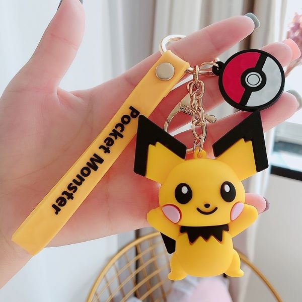 Móc khóa nhựa dẻo Pokemon - PICHU