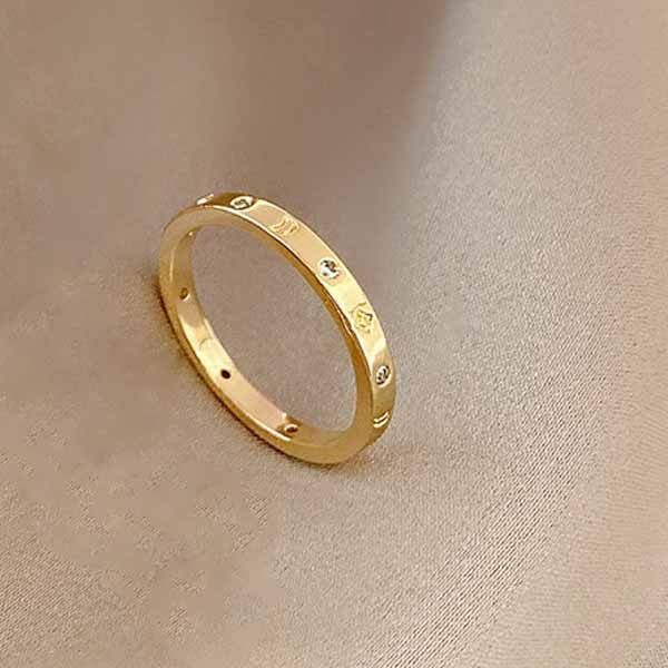 Nhẫn nữ vàng thời trang