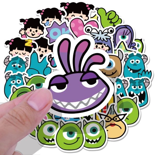 Set 40 sticker hoạt hình Disney - Monsters