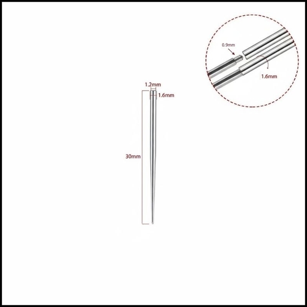 Taper (kim dẫn hướng ren ngoài) - Dụng cụ đeo khuyên tại nhà