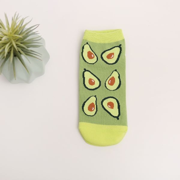 Tất ngắn phối hình trái bơ - Avocado -  Giá tốt