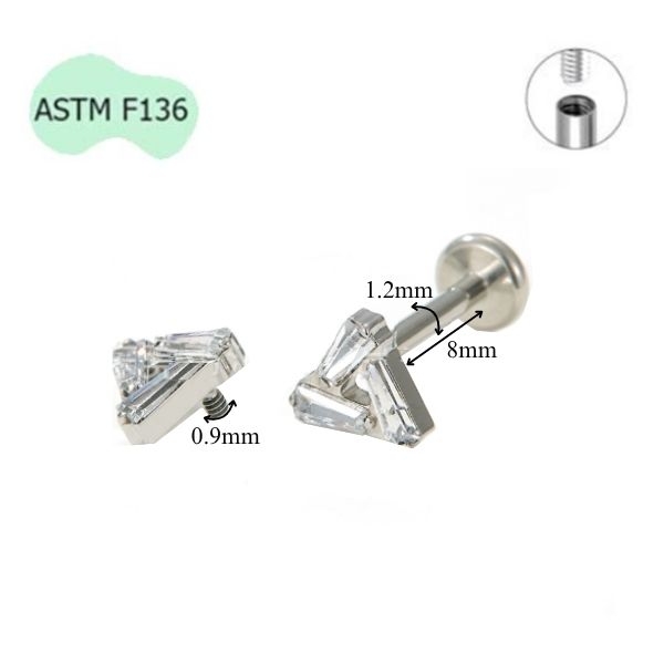 Titan / Triangle Earring