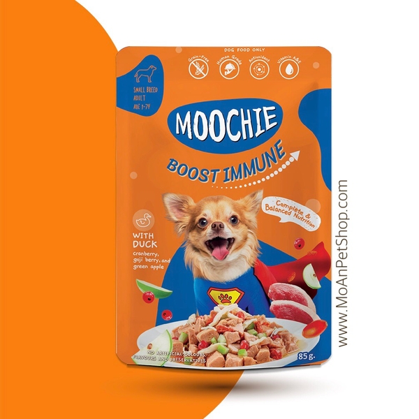 Pate Moochie cho chó - BOOST IMMUNE Hỗ trợ miễn dịch , tăng cường đề kháng