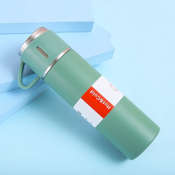 Bình Giữ Nhiệt Kèm 2 Ly Inox 304 An Toàn Không Gỉ BGN06