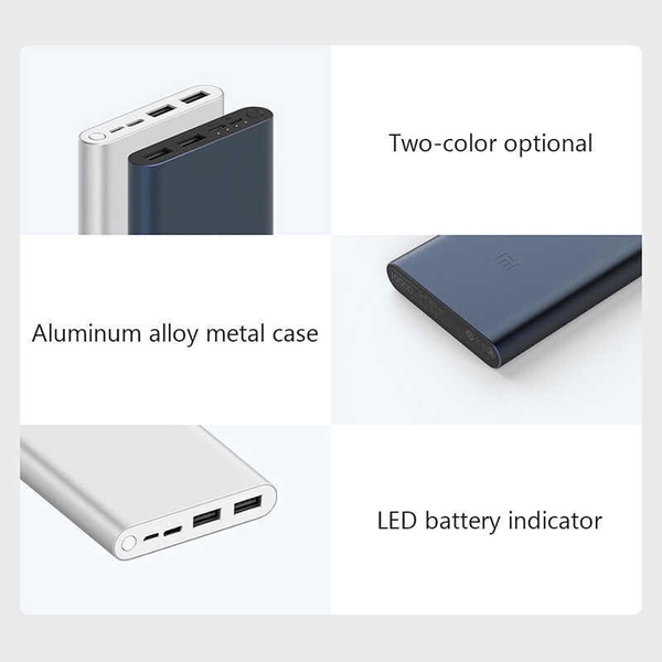 Pin Sạc Dự Phòng Xiaomi Fast Charge Power Bank 3 18W 10000mAh | VXN4274GL | Hàng Chính Hãng