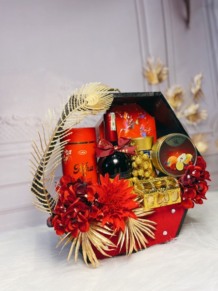 Giỏ Quà Tết Hamper - Set Theo Yêu Cầu - TLV108