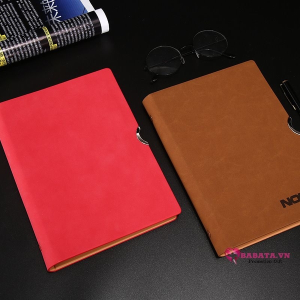 Sổ Tay Nhân Viên Bìa Da Gáy Còng Đẹp Sang Trọng SD010