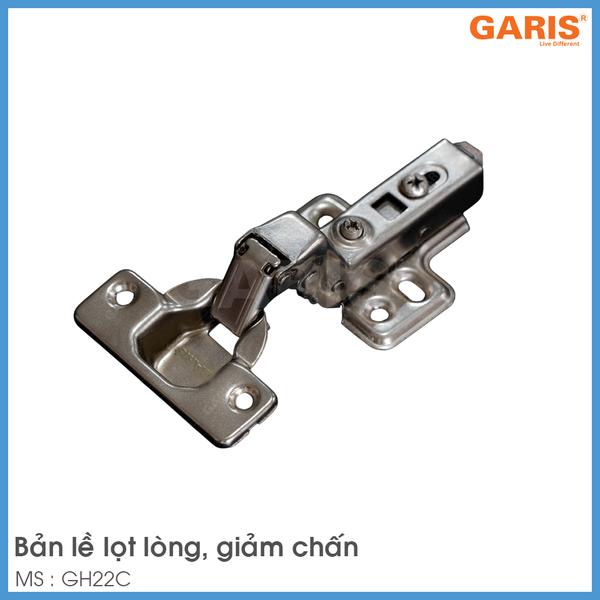 Bản Lề Tủ Lọt Lòng Giảm Chấn Garis GH22C