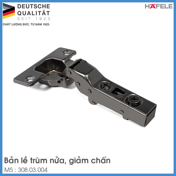 Bản Lề Trùm Nửa Metalla SM 95º Hafele 308.03.004