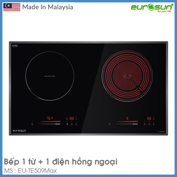 Bếp Điện Từ Âm 2 Vùng Nấu Eurosun EU-TE509Max