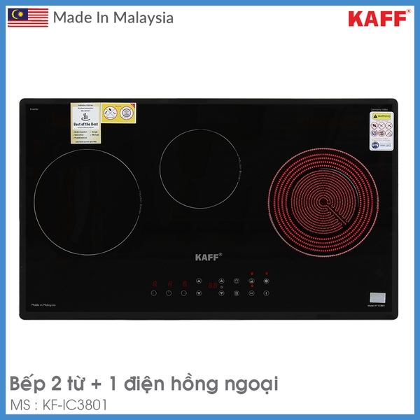 Bếp Từ Kết Hợp Hồng Ngoại Kaff KF-IC3801