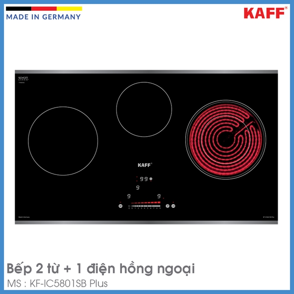 Bếp Từ Kết Hợp Hồng Ngoại Kaff KF-IC5801SB Plus