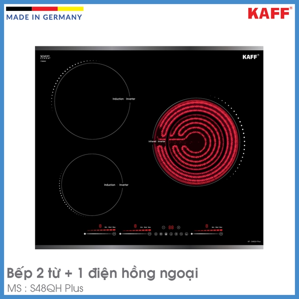Bếp Từ Kết Hợp Hồng Ngoại Kaff S48QH Plus