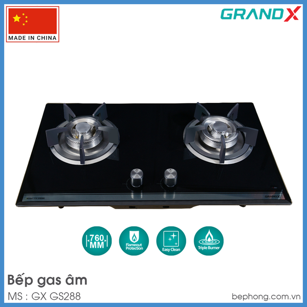 Bếp Gas Âm Grandx GX GS288