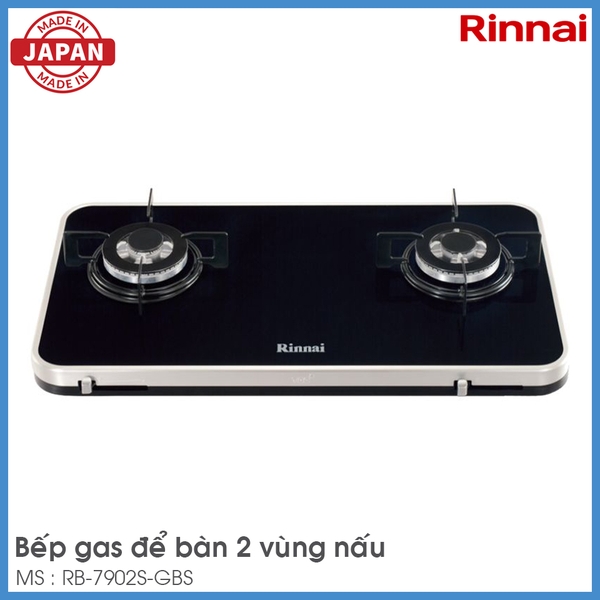 Bếp Gas Âm Rinnai RB-7902S-GBS