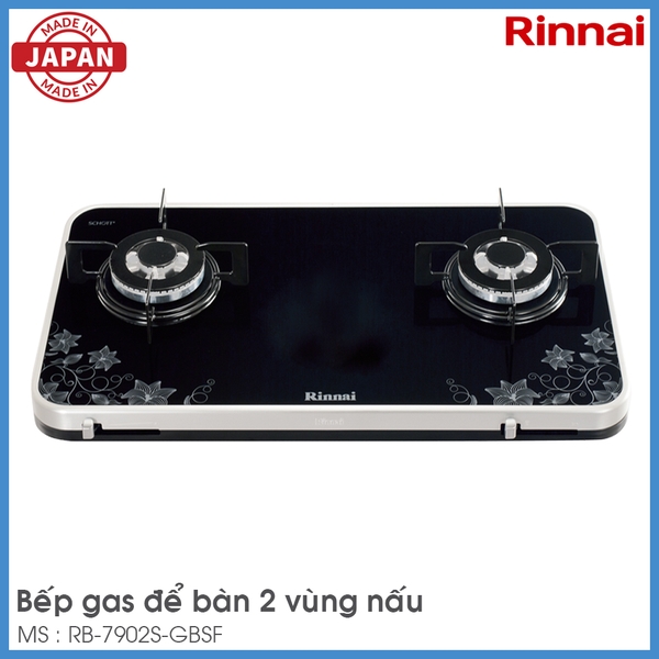 Bếp Gas Âm Rinnai RB-7902S-GBSF