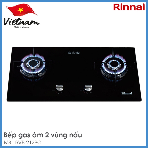 Bếp Gas Âm Rinnai RVB-212BG
