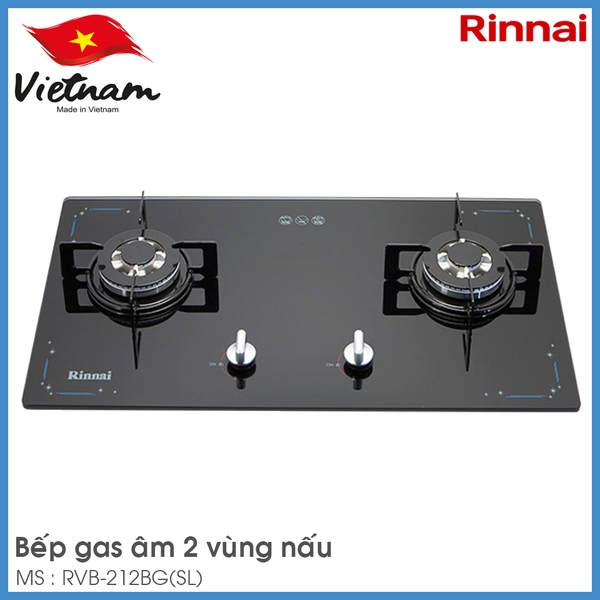 Bếp Gas Âm Rinnai RVB-212BG(SL)