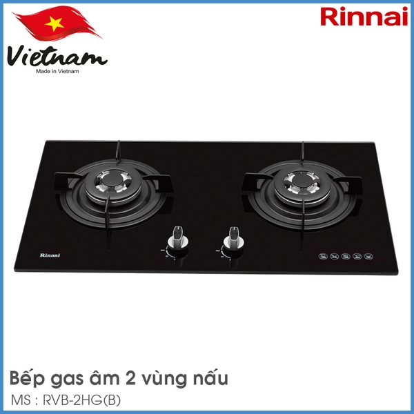 Bếp Gas Âm Rinnai RVB-2HG(B)