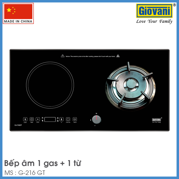 Bếp Gas Kết Hợp Từ Giovani G-216 GT