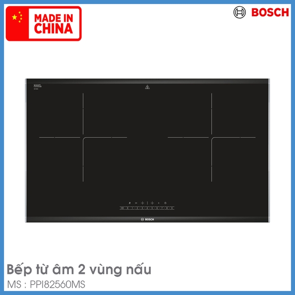 Bếp Từ Âm 2 Vùng Nấu Bosch PPI82560MS