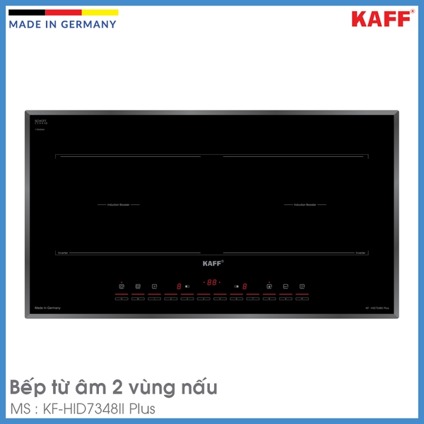 Bếp Từ 2 Vùng Nấu Kaff KF-HID7348II Plus