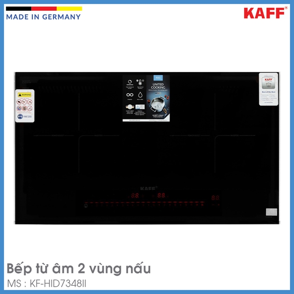 Bếp Từ 2 Vùng Nấu Kaff KF-HID7348II