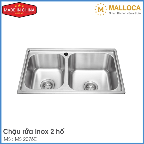 Chậu Rửa Chén Inox Malloca MS 2076E