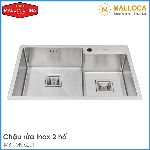 Chậu Rửa Chén Inox Malloca MS 620T