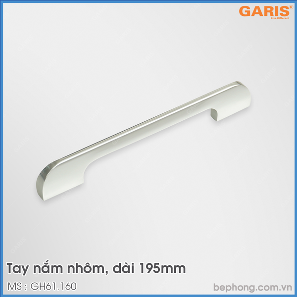 Tay Nắm Tủ Nhôm 195mm Garis GH61.160