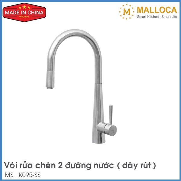 Vòi Chậu Rửa Chén Malloca K095-SS