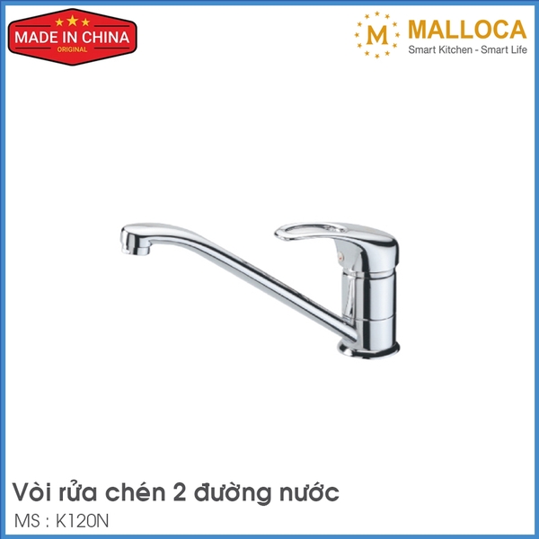 Vòi Chậu Rửa Chén Malloca K120N