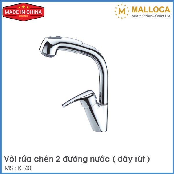 Vòi Chậu Rửa Chén Malloca K140