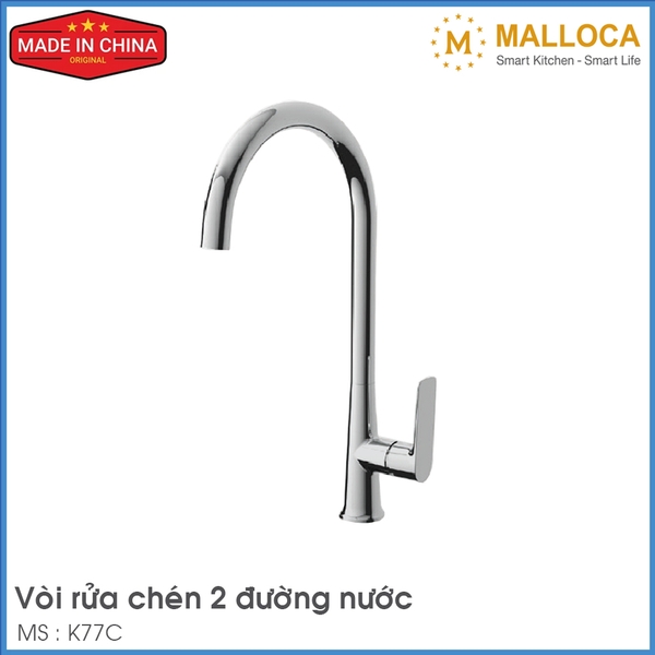 Vòi Chậu Rửa Chén Malloca K77C