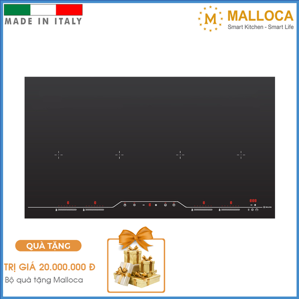 Bếp Từ Kết Hợp Máy Hút Mùi Malloca HIH-904 SLIM