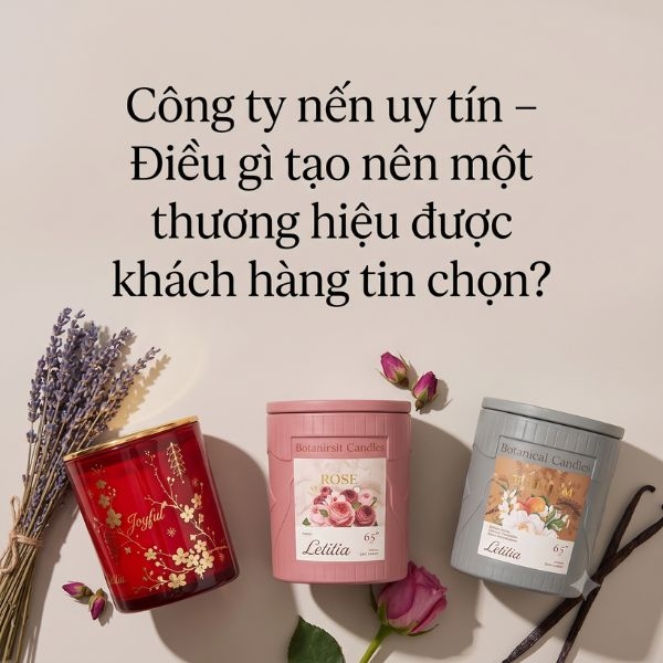 Công ty nến uy tín – Điều gì tạo nên một thương hiệu được khách hàng tin chọn?