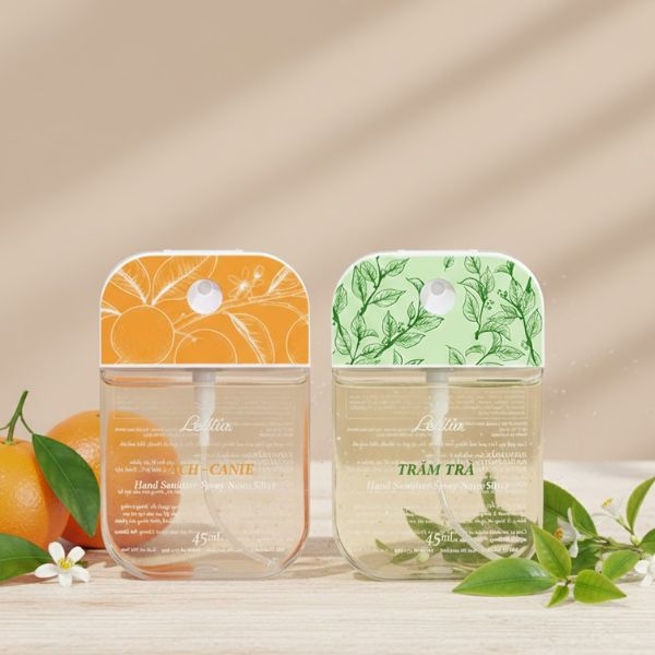 Nước xịt khuẩn tay Letitia: Thơm mát và không khô da
