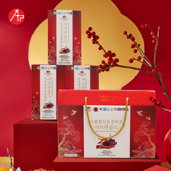 thuc-pham-bo-sung-royal-red-ginseng-cordyceps-saffron-gold-20-goi-va-60-goi