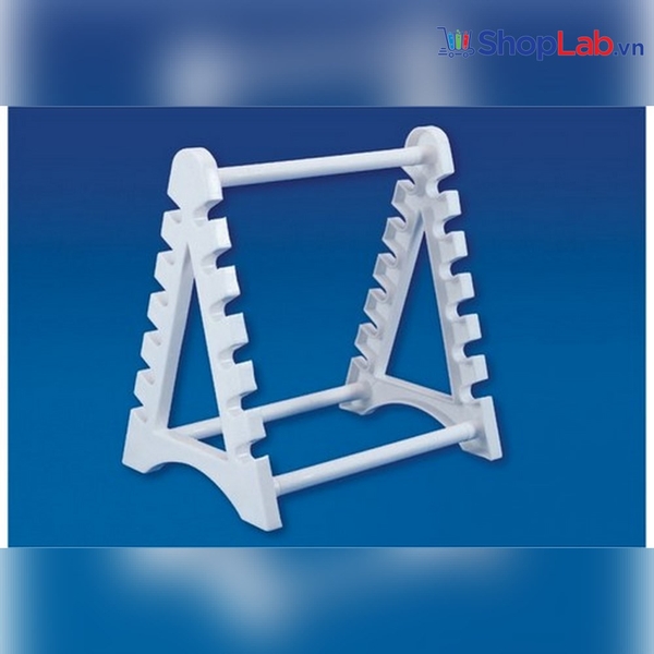 Giá Pipet nhựa ngang 12 vị trí 208x155x232mm 022.02.001 Isolab