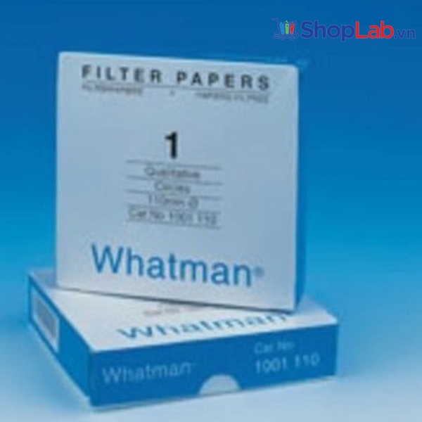 Giấy lọc đ.tính 1, TB nhanh 11um, 10mm Whatman